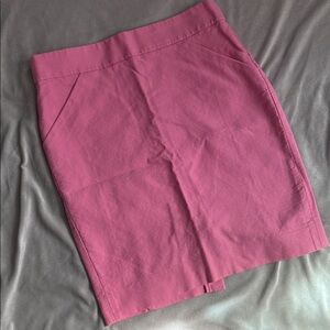 J. Crew Pink Pencil Skirt